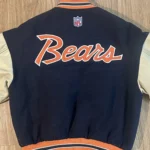 Vintage Nike NFL Chicago Bears Varsity Jacket - Image 2